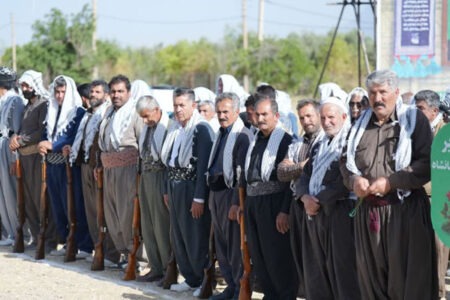 رزمایش بسیج عشایری غرب کشور در لرستان برگزار شد + عکس