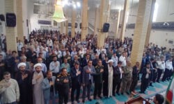 مراسم اولین سالگرد شهدای خدمت در کوهدشت برگزار شد + عکس