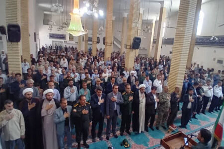 مراسم اولین سالگرد شهدای خدمت در کوهدشت برگزار شد + عکس