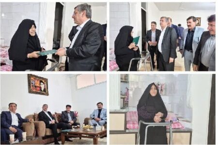 استاندار لرستان با خانواده شهید مراد مددی‌راد دیدار کرد