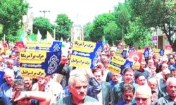 مشارکت گسترده مردم شریف و ولایتمدار شهرستان الیگودرز در نماز جمعه و راهپیمایی امروز شهرستان