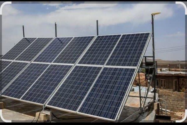 نصب ۳۷۸ متر مربع پنل خورشیدی با تولید ۷۰ کیلو وات برق در لرستان