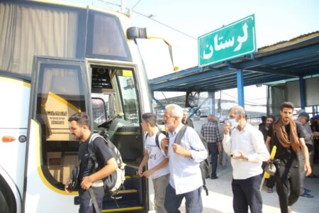 جابجایی بیش از ۱۱ هزار زائر اربعین حسینی با ناوگان حمل‌ونقل عمومی لرستان