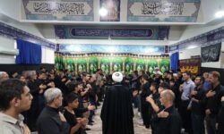 مراسم سوگواری دهه آخر ماه صفر در دفتر امام جمعه خرم‌آباد  