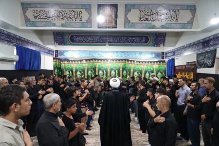 مراسم سوگواری دهه آخر ماه صفر در دفتر امام جمعه خرم‌آباد  
