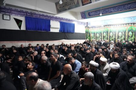 مراسم سوگواری دهه آخر ماه صفر در دفتر امام جمعه خرم‌آباد