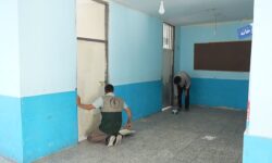 دست‌هایی که رنگ زندگی می‌پاشند / اجرای طرح شهید عجمیان