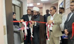 مرکز اهدای خون شهدای شهرستان چگنی افتتاح شد