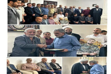 جامعه قرآنی لرستان با خانواده شهید ابوذر مرادی‌فرد دیدار کردند