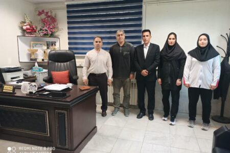 دیدار دو بانوی ملی‌پوش دوومیدانی لرستان با معاون ورزش و جوانان استان لرستان