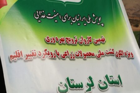 ترویج الگوی کشت کم‌آب‌بر با نهمین کاروان بهره‌وری در لرستان